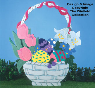 Product Image of Large Easter Basket Woodcraft Pattern