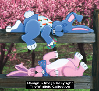 Product Image of Lazy Bunnies Woodcraft Pattern