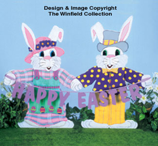 Product Image of Happy Easter Pair Woodcraft Pattern