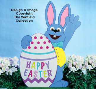 Product Image of Small Waving Bunny Woodcraft Pattern