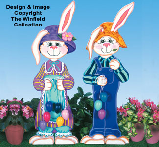 Product Image of Easter Bunny Couple Woodcraft Pattern