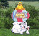 Happy Easter Bunny Woodcraft Pattern