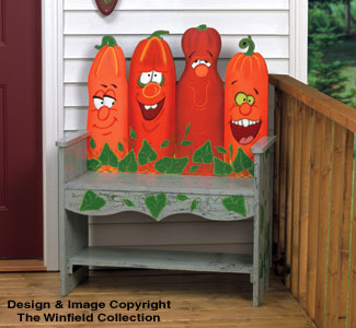 Product Image of Pumpkin Bench Wood Plans