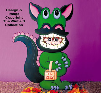 Product Image of Dragon Trick Or Treater Woodcraft Pattern
