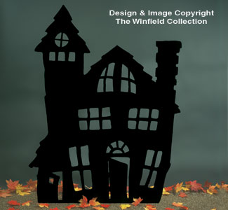 Product Image of Haunted House Shadow Woodcraft Pattern