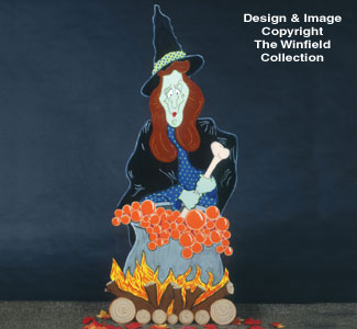 Product Image of Huge Yard Witch Woodcraft Pattern 