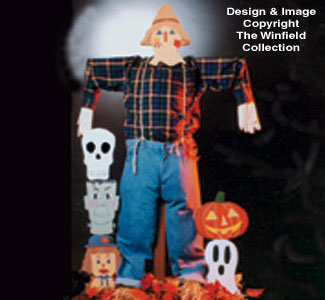 Product Image of Scarecrow Heads Woodcraft Pattern 