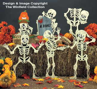 Product Image of Scary Skeletons Woodcraft Pattern 