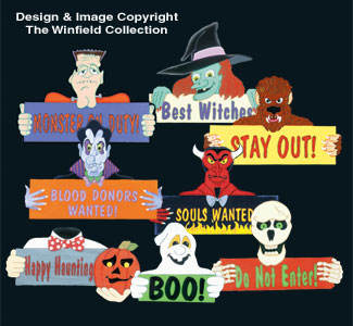 Product Image of Halloween Signs and Greetings Patterns