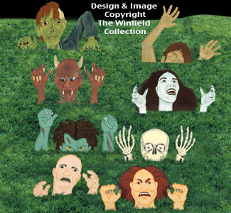 Product Image of Zombies Patterns Combo Set