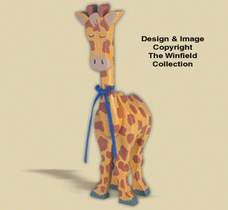 Layered Giraffe Woodcraft Pattern