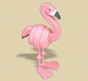 Layered Flamingo Woodcraft Pattern
