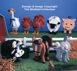 Farm Animals Layered Animal Pattern Set