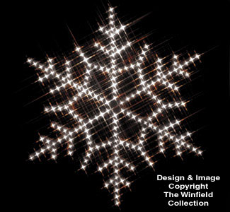 Snowflake Nite-Lite Woodcraft Pattern