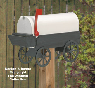 Covered Wagon Mailbox Woodcraft Pattern 