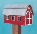 Red Barn Mailbox Woodcraft Pattern