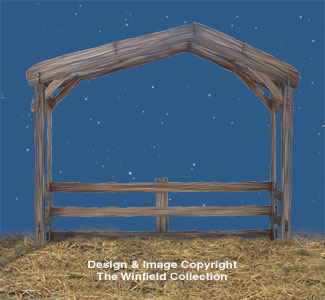 Product Image of Nativity Stable Woodcraft Pattern