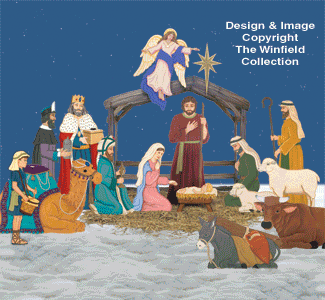 Product Image of Complete Life-size Nativity Pattern Set