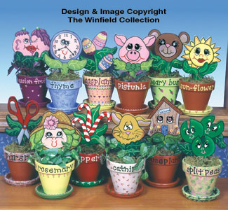Product Image of Granny's Window Garden Woodcraft Pattern