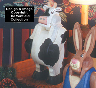 Product Image of Cow Nutcracker Woodcraft Pattern