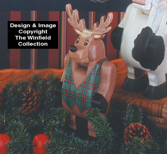 Product Image of Reindeer Nutcracker Woodcraft Pattern