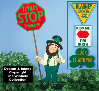 Product Image of St Paddy's Traffic Signs Pattern
