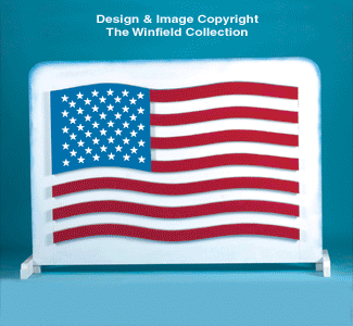 Product Image of Glowing Flag Woodcraft Pattern