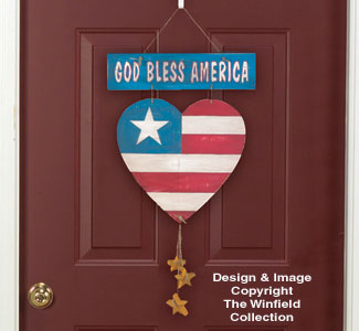 Product Image of Patriotic Door Decor Pattern