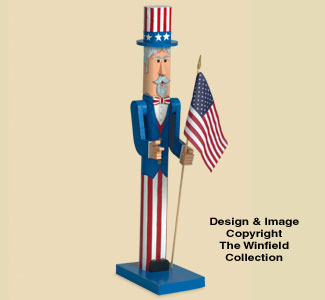 Product Image of Pole Uncle Sam Woodcraft Pattern