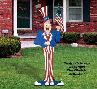 Product Image of Giant Uncle Sam Woodcrafting Pattern