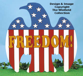 Product Image of Freedom Eagle Woodcraft Pattern
