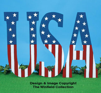 Giant USA Display Pattern