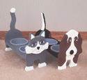 Cat & Dog Dish Holders Wood Plans
