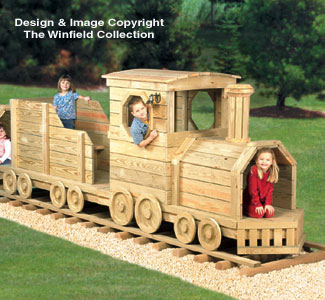 Product Image of Locomotive and Coal Car Play Structure Plans