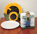 Sunflower Paper Plate/Napkin Holder 