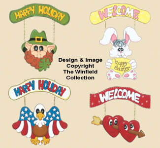 Product Image of Holiday Greeting Signs Pattern #2 