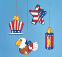 4th Of July Ornaments Woodcraft Pattern