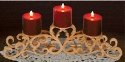 Scrolled Tabletop Candleabra Pattern