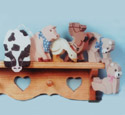 45 Shelf Critters Woodcraft Pattern