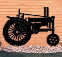 Farm Tractor Shadow Woodcrafting Pattern
