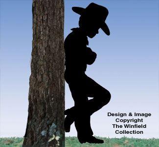 Product Image of Cowboy Kid Shadow Woodcrafting Pattern