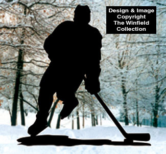 Product Image of Hockey Player Shadow Woodcrafting Pattern