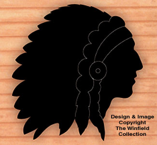 Product Image of Indian Chief Shadow Woodcrafting Pattern
