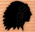 Indian Chief Shadow Woodcrafting Pattern