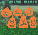 Fearsome Pumpkins Shadow Wood Pattern