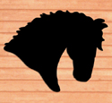 Giant Horse Head Shadow Woodcraft Pattern