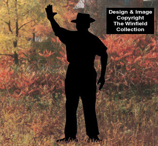 Product Image of Waving Gent Shadow Woodcraft Pattern
