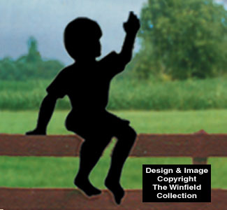 Product Image of Sitting Boy Shadow Woodcraft Pattern