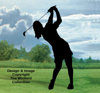 Product Image of Lady Golfer Shadow Woodcrafting Pattern