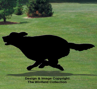 Product Image of Running Golden Retriever Shadow Pattern